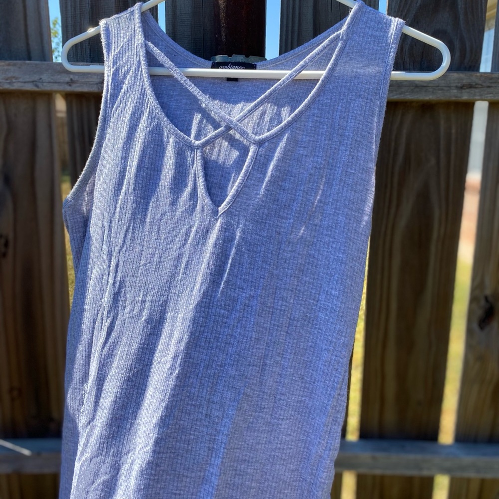 Ambiance Gray Tank Top
